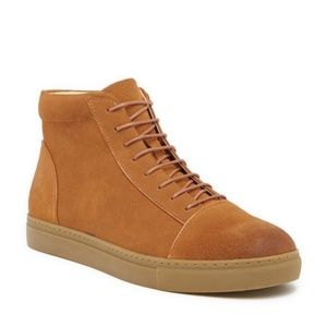 English Laundry Grundy Suede Sneaker Cognac